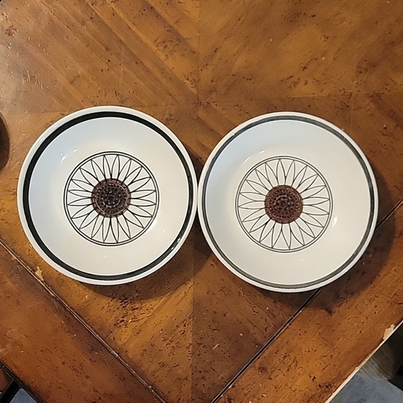 Set of 2 daisy sunflower bowls homestead crunchy - Picture 1 of 4